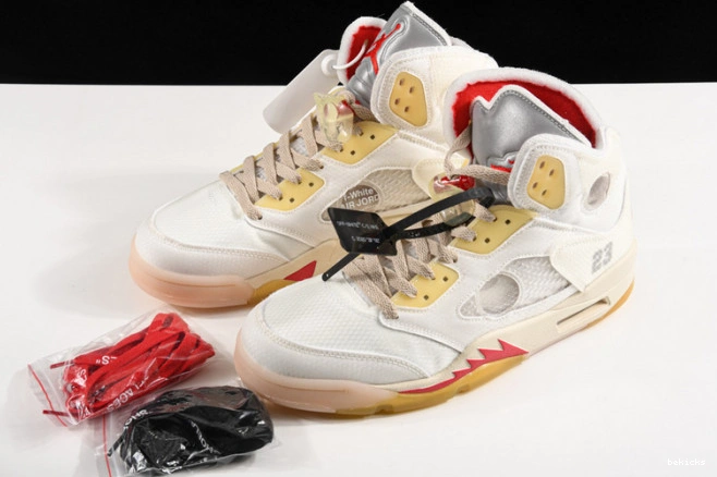 Reps ice colorway ofw 5 air ct8480-002 jordan cream 0413